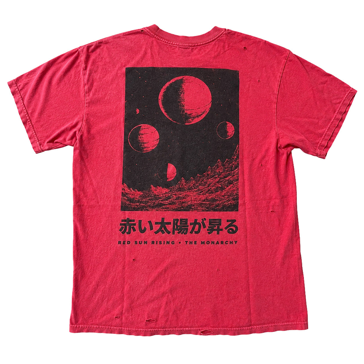 Vintage 1/1 Red Sun Rising Tee